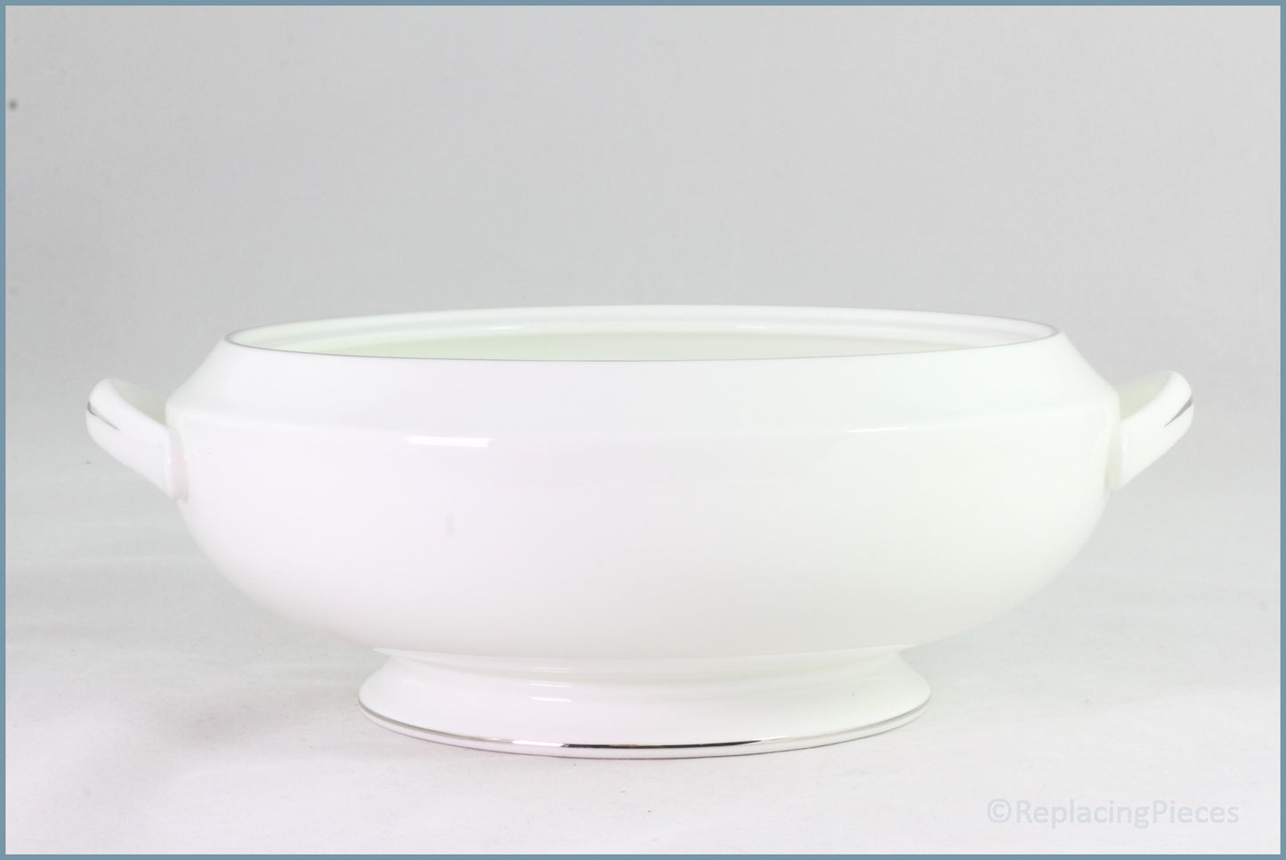 Wedgwood - Signet Platinum - Lidded Vegetable Dish BASE ONLY