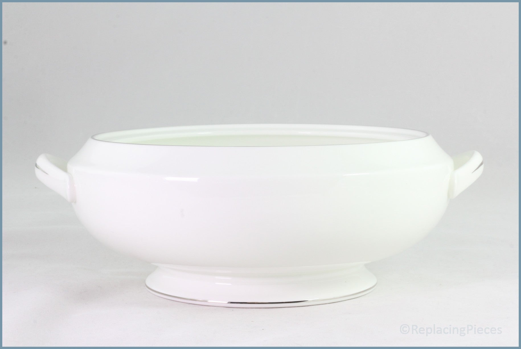 Wedgwood - Signet Platinum - Lidded Vegetable Dish BASE ONLY