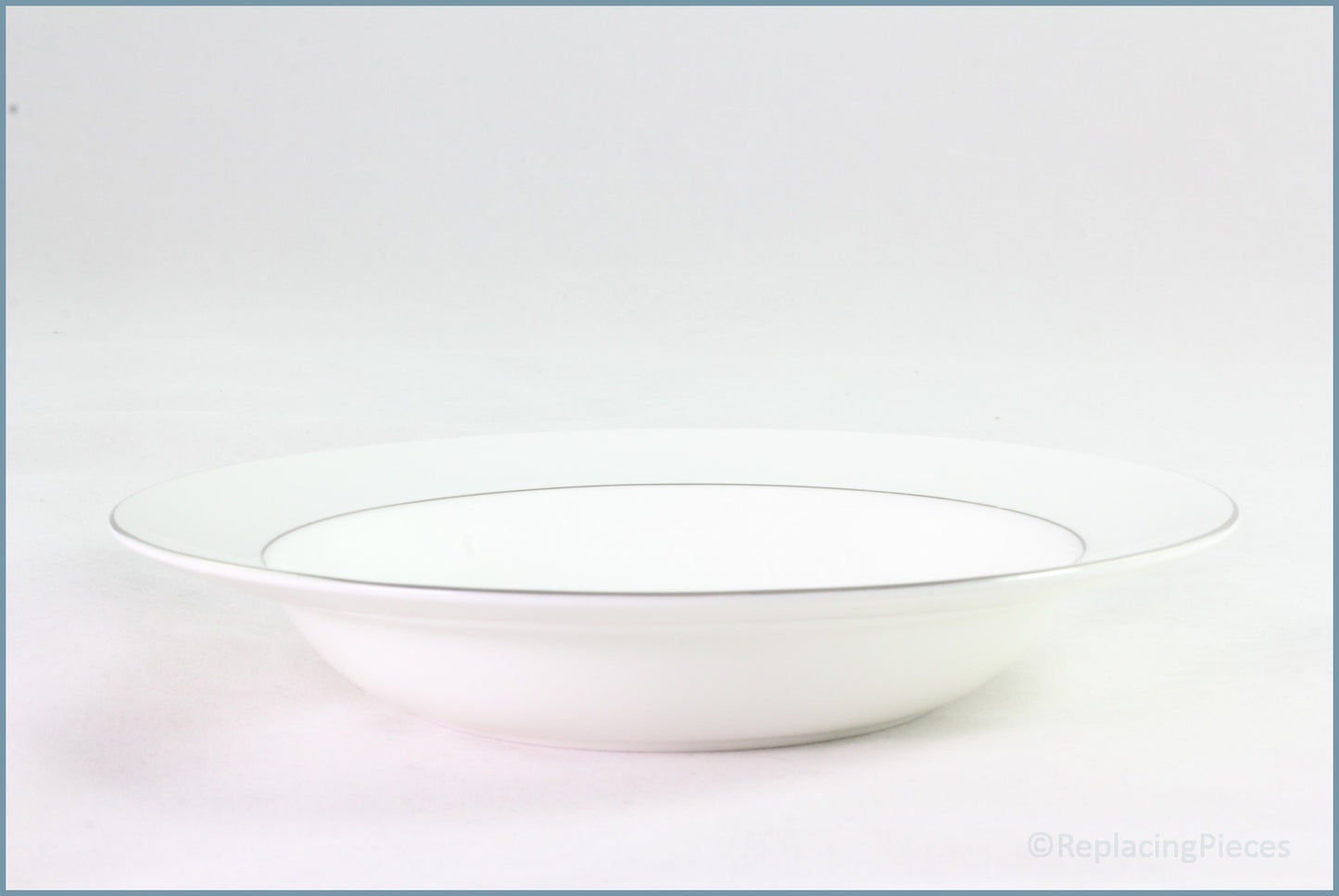 Wedgwood - Signet Platinum - 8" Rimmed Bowl