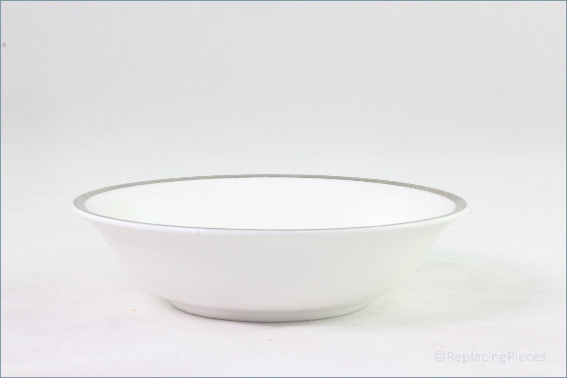 Wedgwood - Sterling (White And Silver) - Cereal Bowl