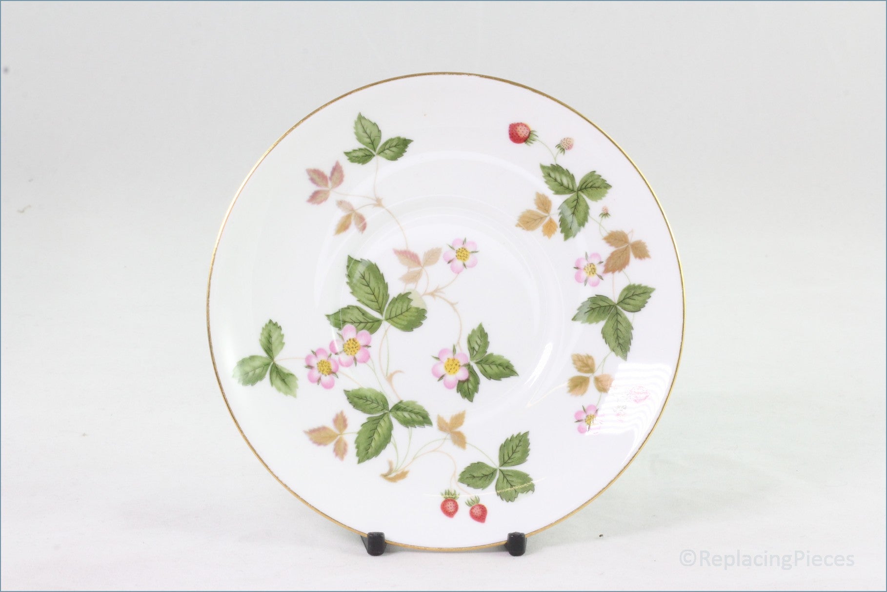 Wedgwood - Wild Strawberry - Coffee Can Saucer