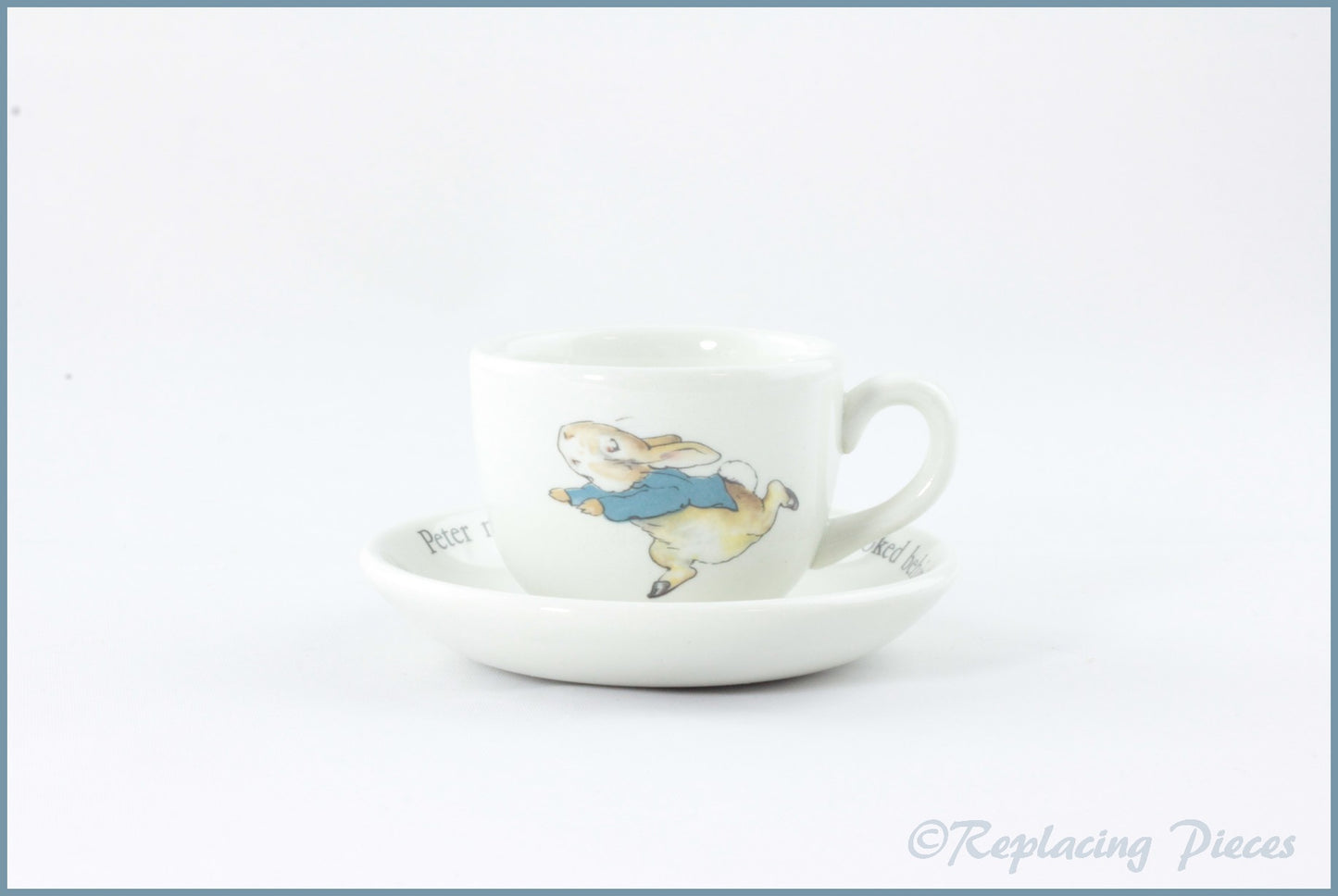 Wedgwood - Peter Rabbit - Miniature Teacup And Saucer