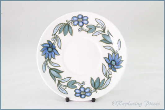 Wedgwood (Susie Cooper Design) - Art Nouveau (Blue) - Tea Saucer