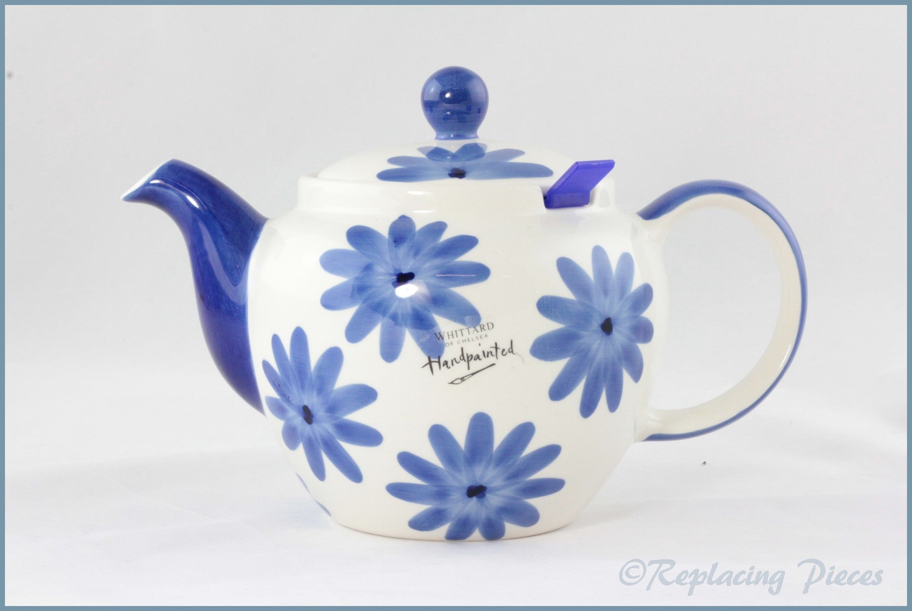 RPW112 - Whittards - Teapot (Tea Clipper - Blue Flowers)