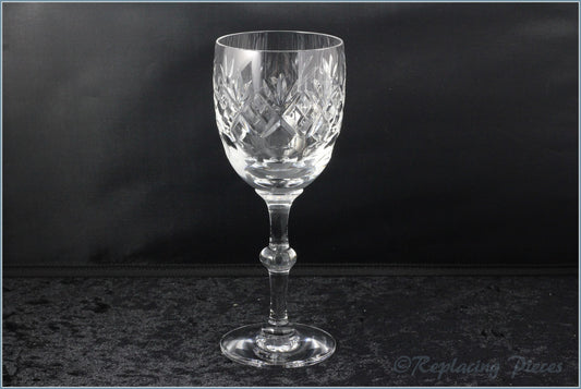 VINTAGE BRANDY Glasses 2 Webb Corbet Crystal Georgian Pattern