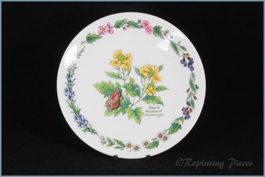 Royal Worcester - Worcester Herbs - 7 3/8" Collector Plate (Black Mustard)