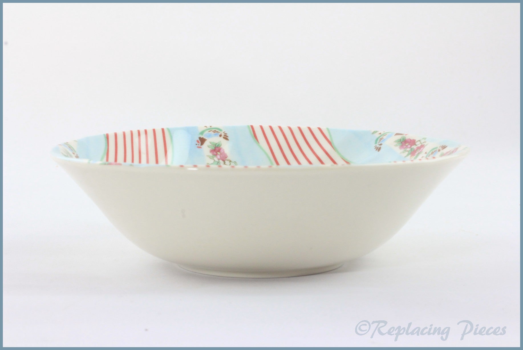 Johnson Brothers - Farmhouse Chic (Silky Stripe) - Cereal Bowl
