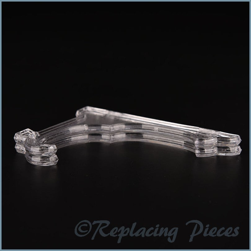 Clear Plate Stand - 3"