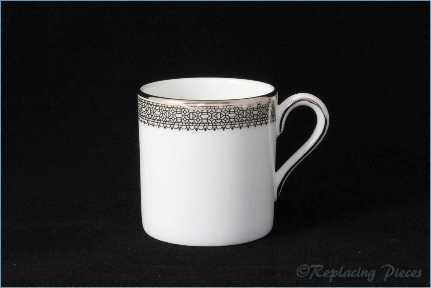 Wedgwood - Vera Wang Lace (Platinum) - Coffee Can