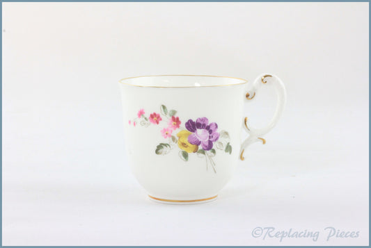 Royal Worcester - Unknown (Flowers) - Coffee Cup
