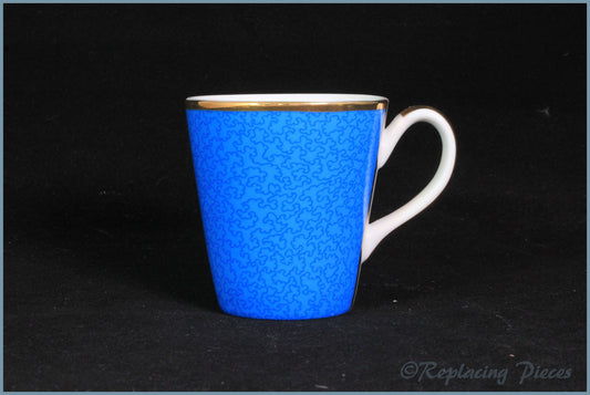 Royal Worcester - Celebration Of HRH 80th Birthday - Coffee Cup (Blue)