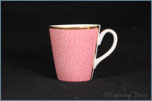 Royal Worcester - Celebration Of HRH 80th Birthday - Coffee Cup (Pink)