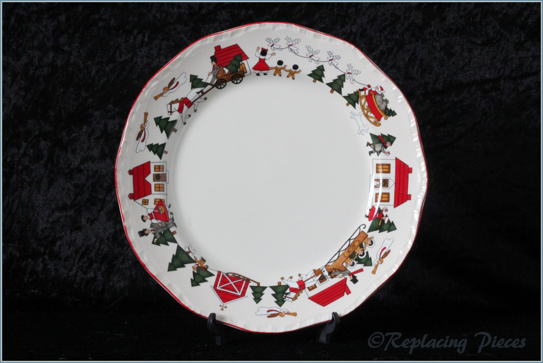 Masons - Christmas Village - Dinner Plate
