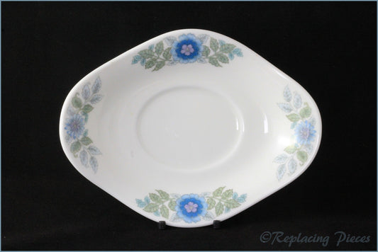 Wedgwood - Clementine (Plain) - Gravy Boat Stand ONLY