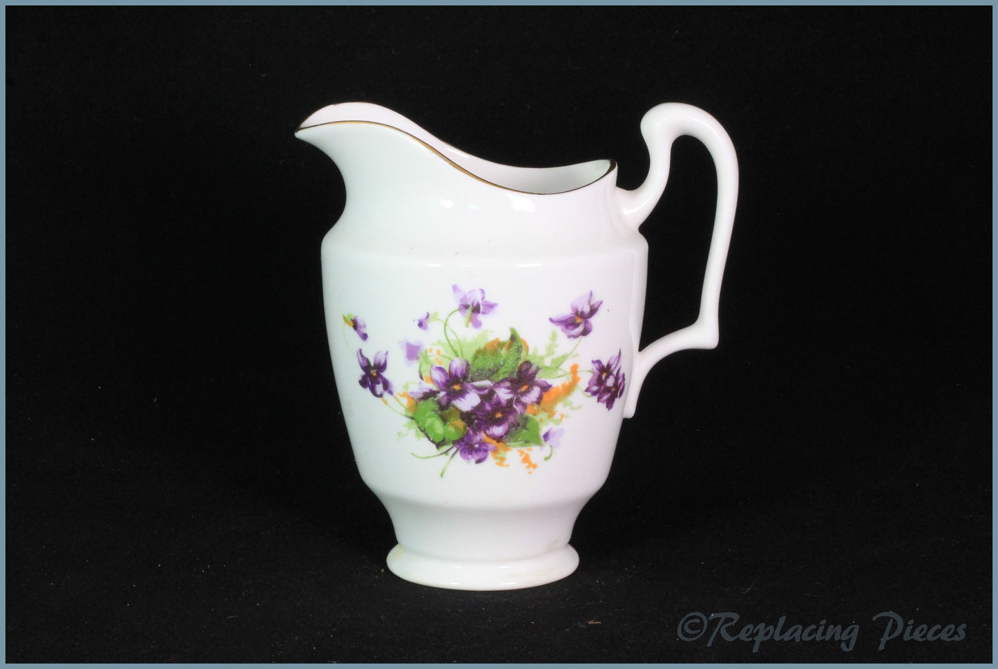 Crown Staffordshire - Violets - Milk Jug