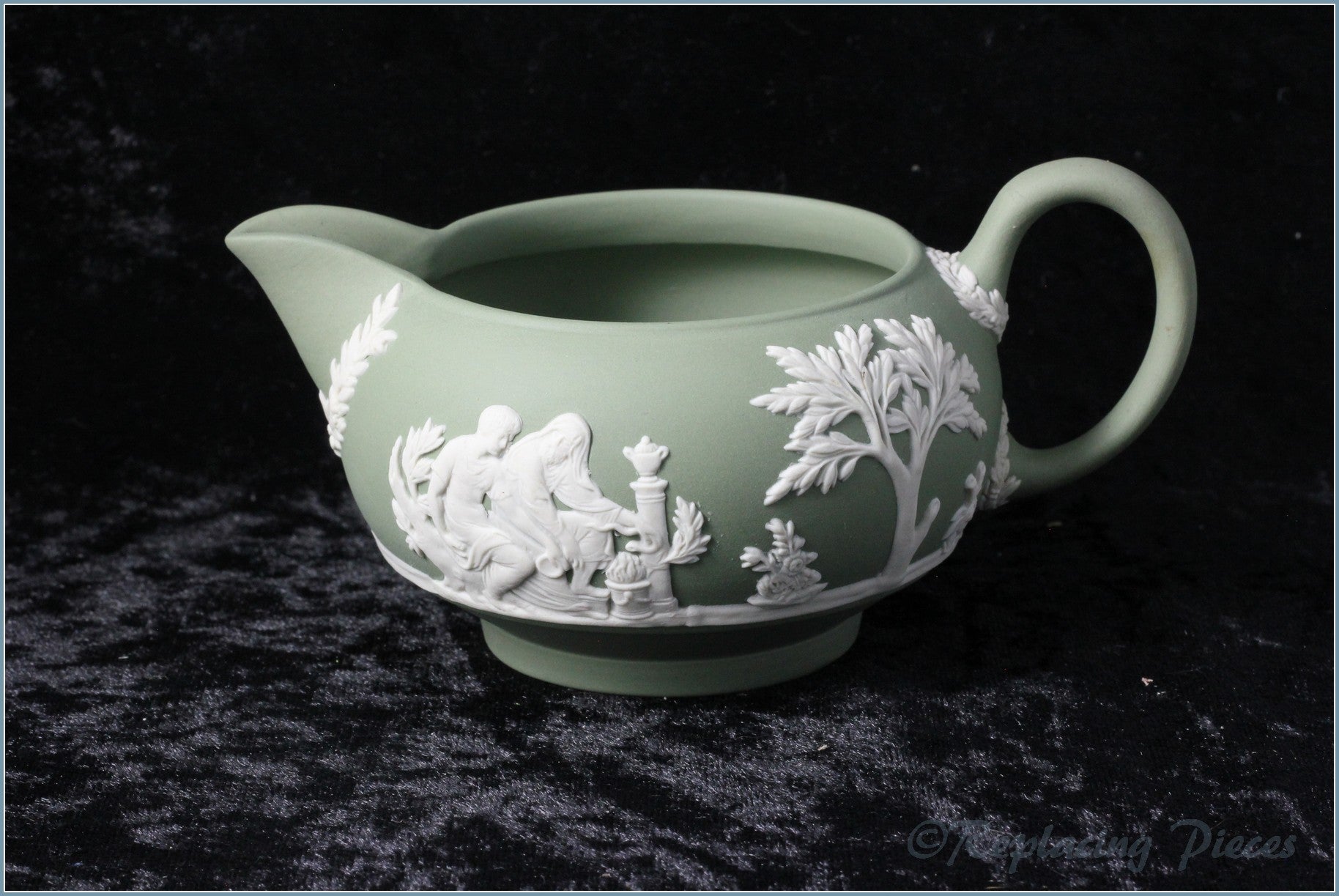Wedgwood - Jasperware (Sage Green) - Milk Jug - WWJWG4