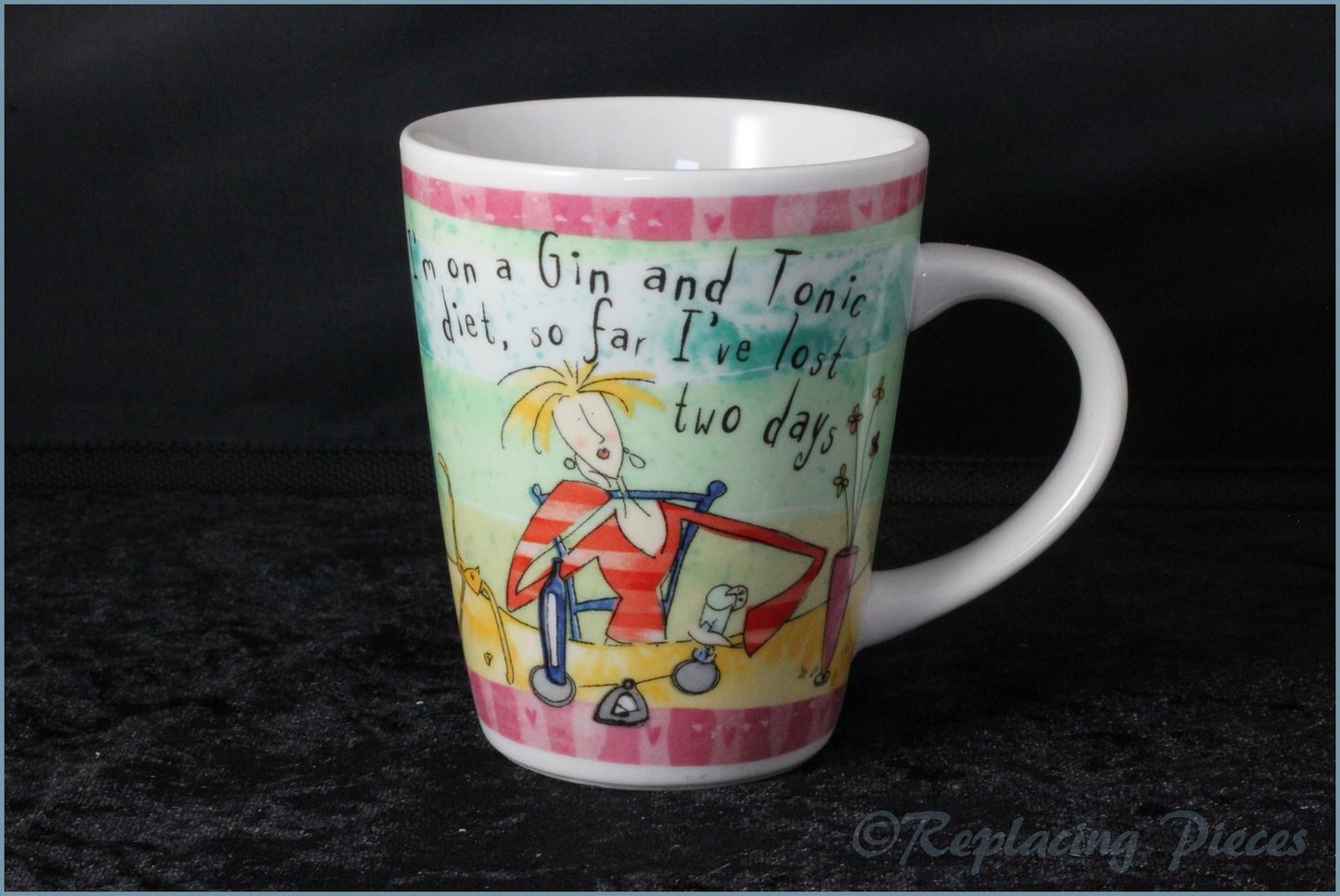 Johnson Brothers - Born To Shop - Mini Mug (I'm On A Gin & Tonic Diet)