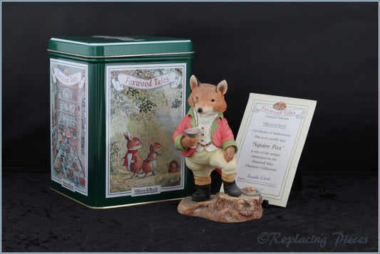 Villeroy & Boch - Foxwood Tales Figurines - No.10 Squire Fox