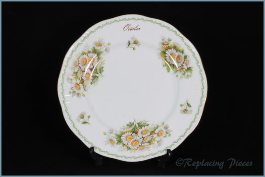 Queens - Special Flowers - 8 1/4" Salad Plate (October)