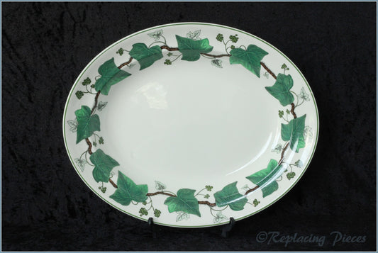 Wedgwood - Napoleon Ivy (Green) - 12 7/8" Oval Platter