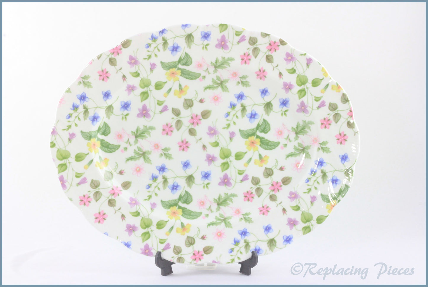 Queens - Country Meadow - 13 3/8" Oval Platter