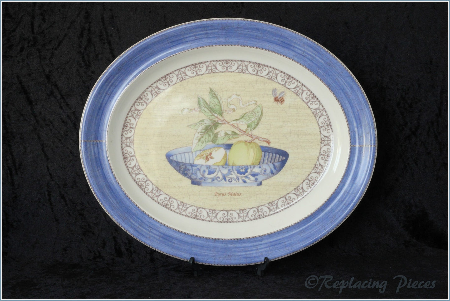 Wedgwood - Sarahs Garden (Blue) - Oval Platter
