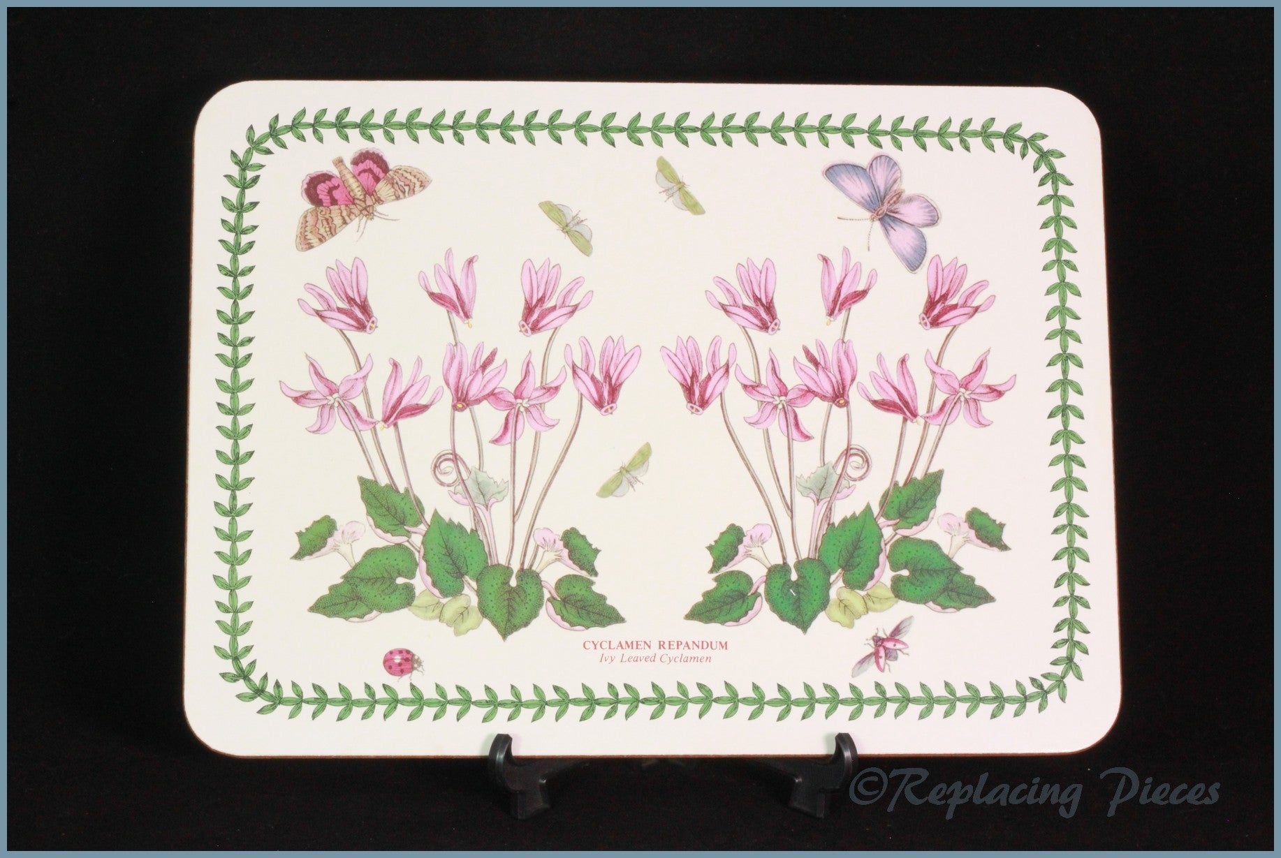 Portmeirion - Botanic Garden - Oblong Place Mat (Ivy Leaved Cyclamen)