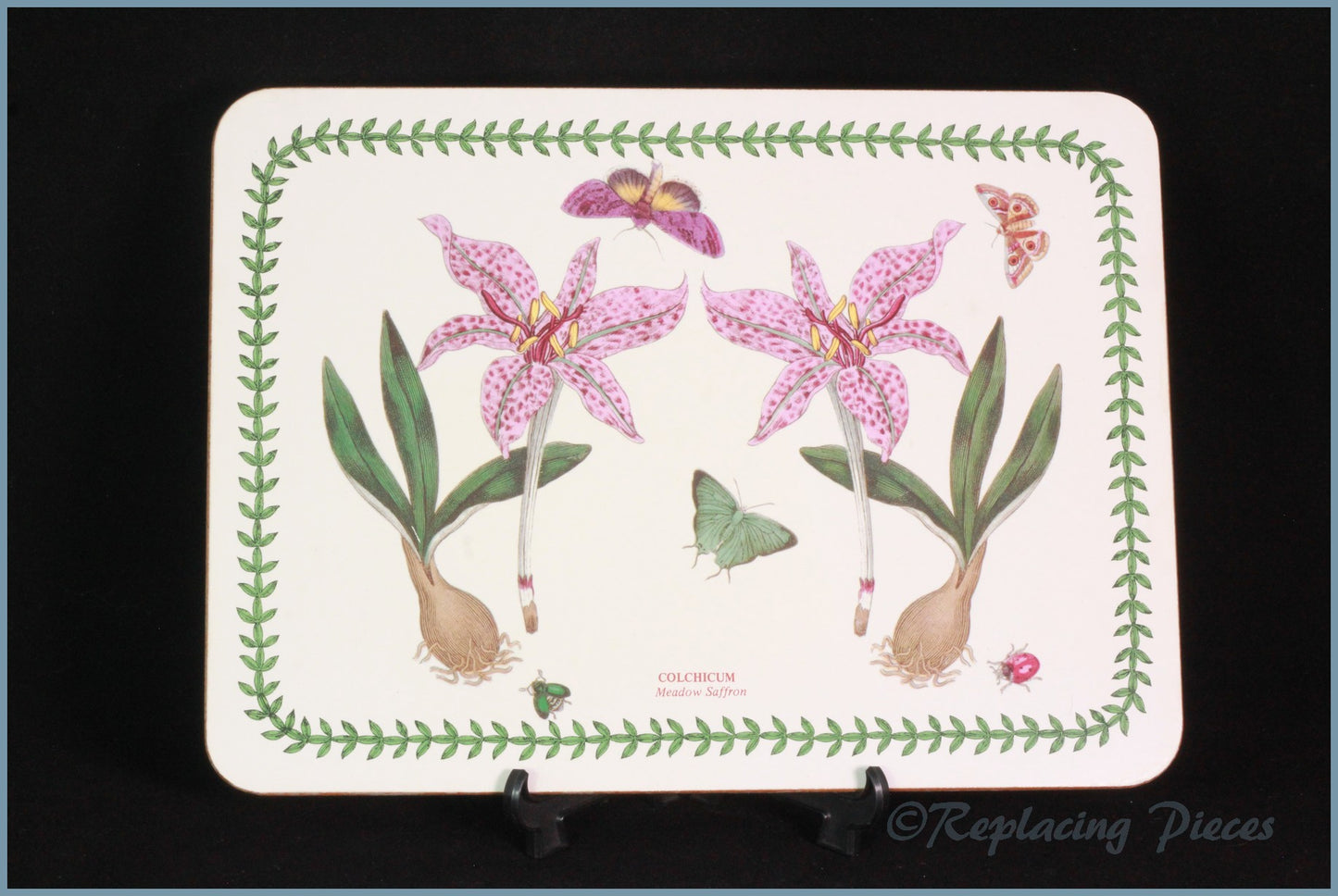 Portmeirion - Botanic Garden - Oblong Place Mat (Meadow Saffron)