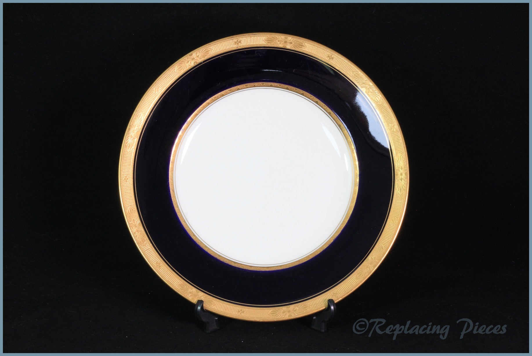 Royal Worcester - Diana (Cobalt Blue) - 8" Salad Plate