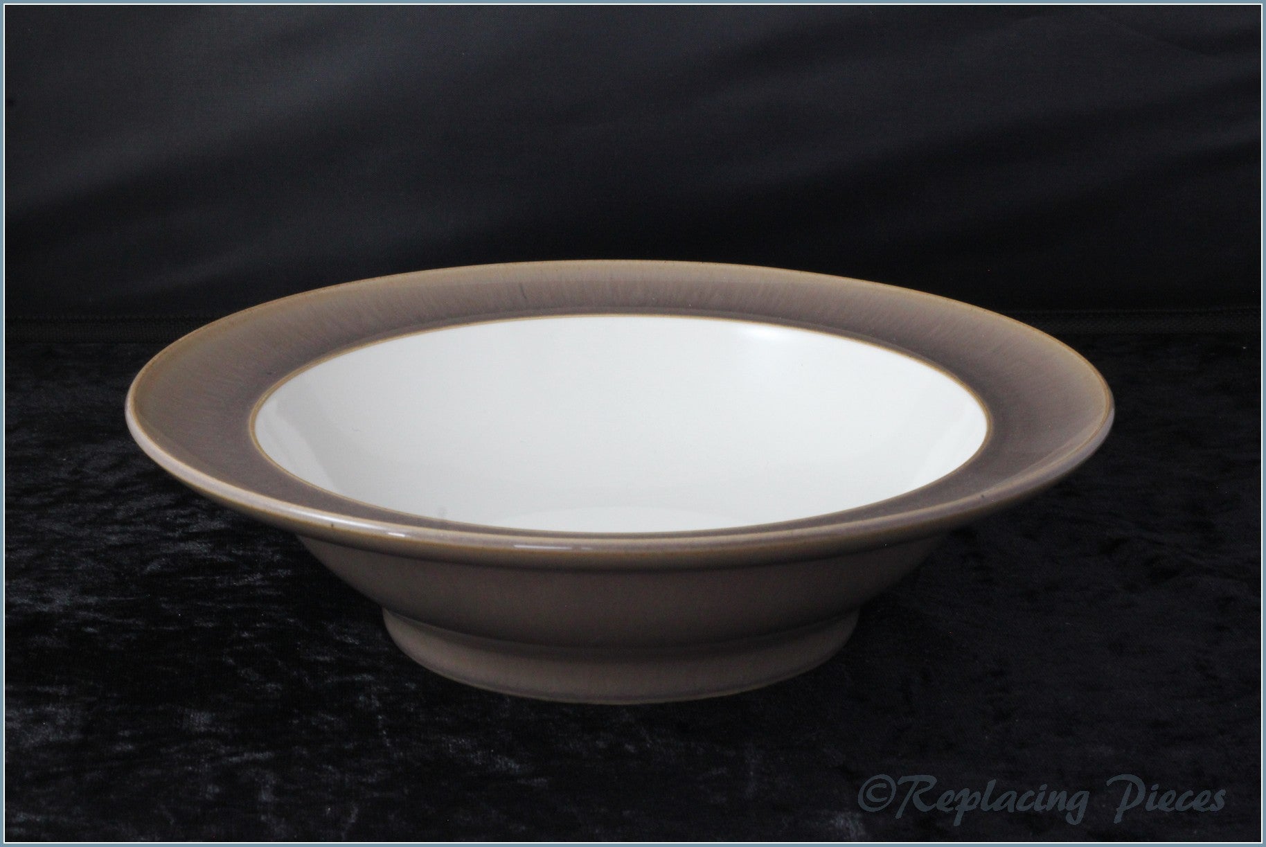 Denby - Truffle & Truffle Layers - Rimmed Bowl (Brown)