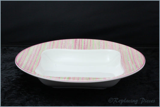 Villeroy & Boch - Vivo - 10 7/8" Rimmed Bowl (Stripe)