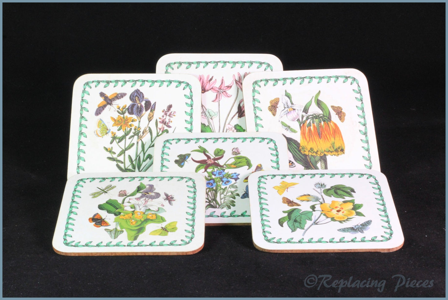 Portmeirion - Botanic Garden - Set Of 6 Square Coasters