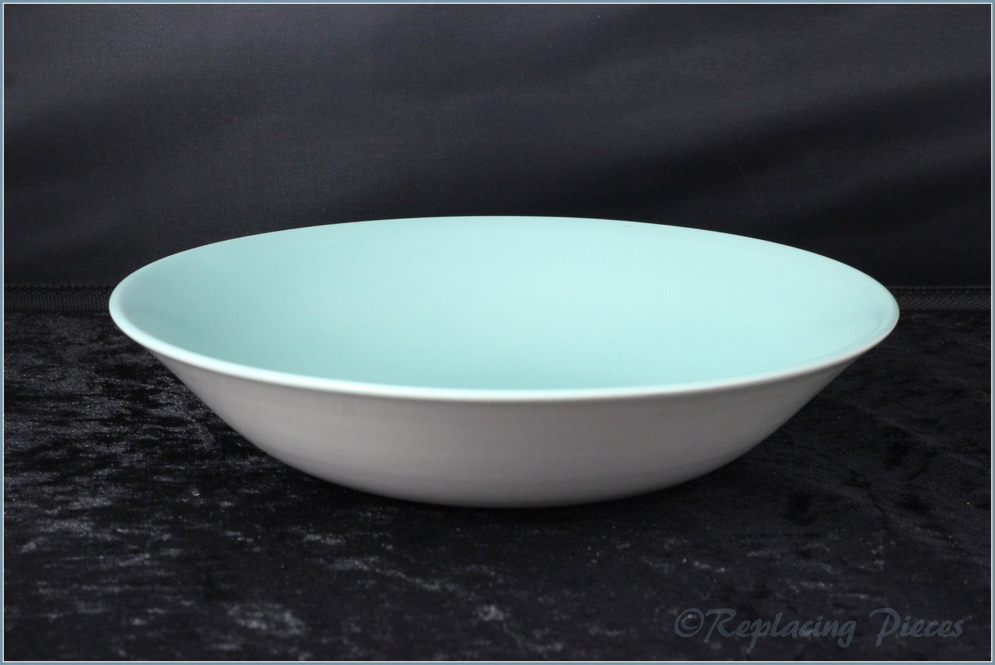 Poole - Mushroom & Ice Green - 7 5/8" Soup Bowl