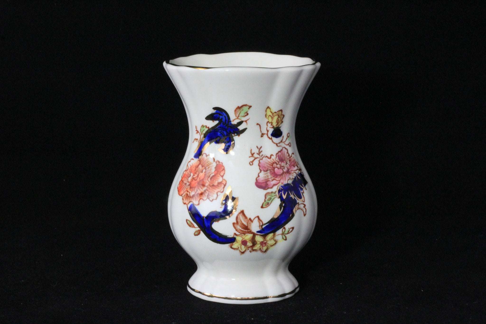 Masons - Mandalay Blue - Flared Vase (small)