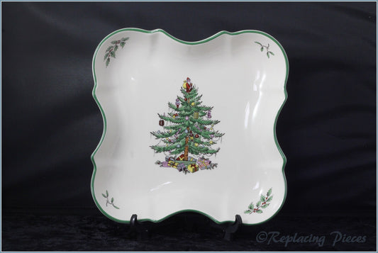 Spode - Christmas Tree - Square Fluted Dish
