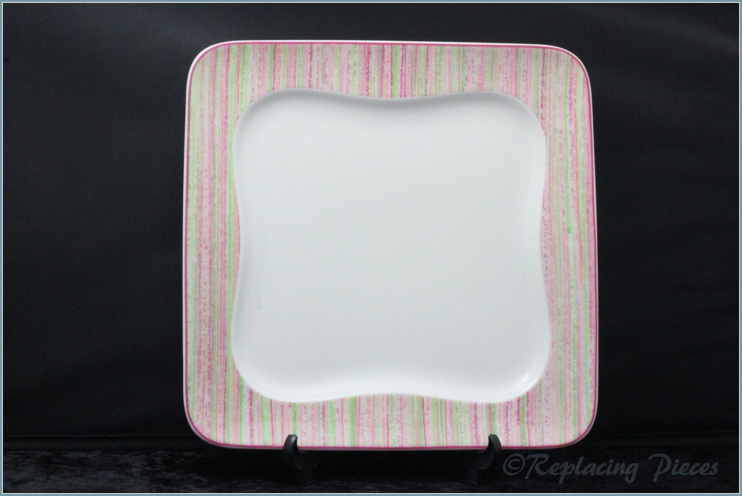 Villeroy & Boch - Vivo - 8 5/8" Square Salad Plate (Stripe)