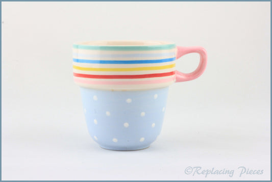 Marks & Spencer - Mugs - Stacker Mug (Blue Spot)