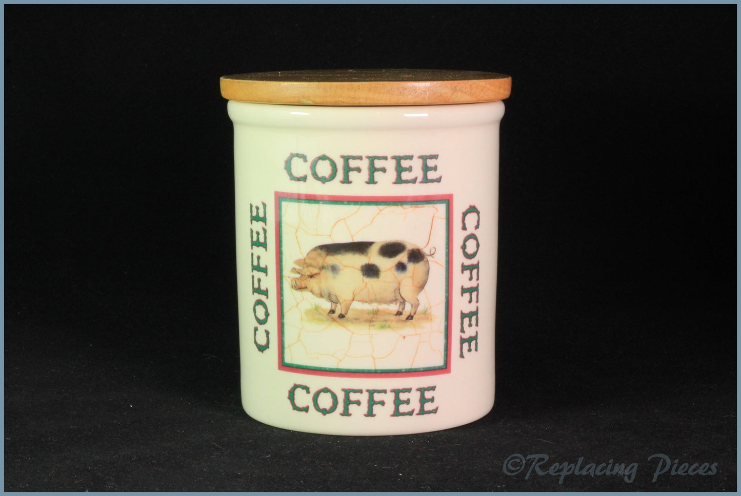 Cloverleaf - Farm Animals - Storage Jar (Coffee)