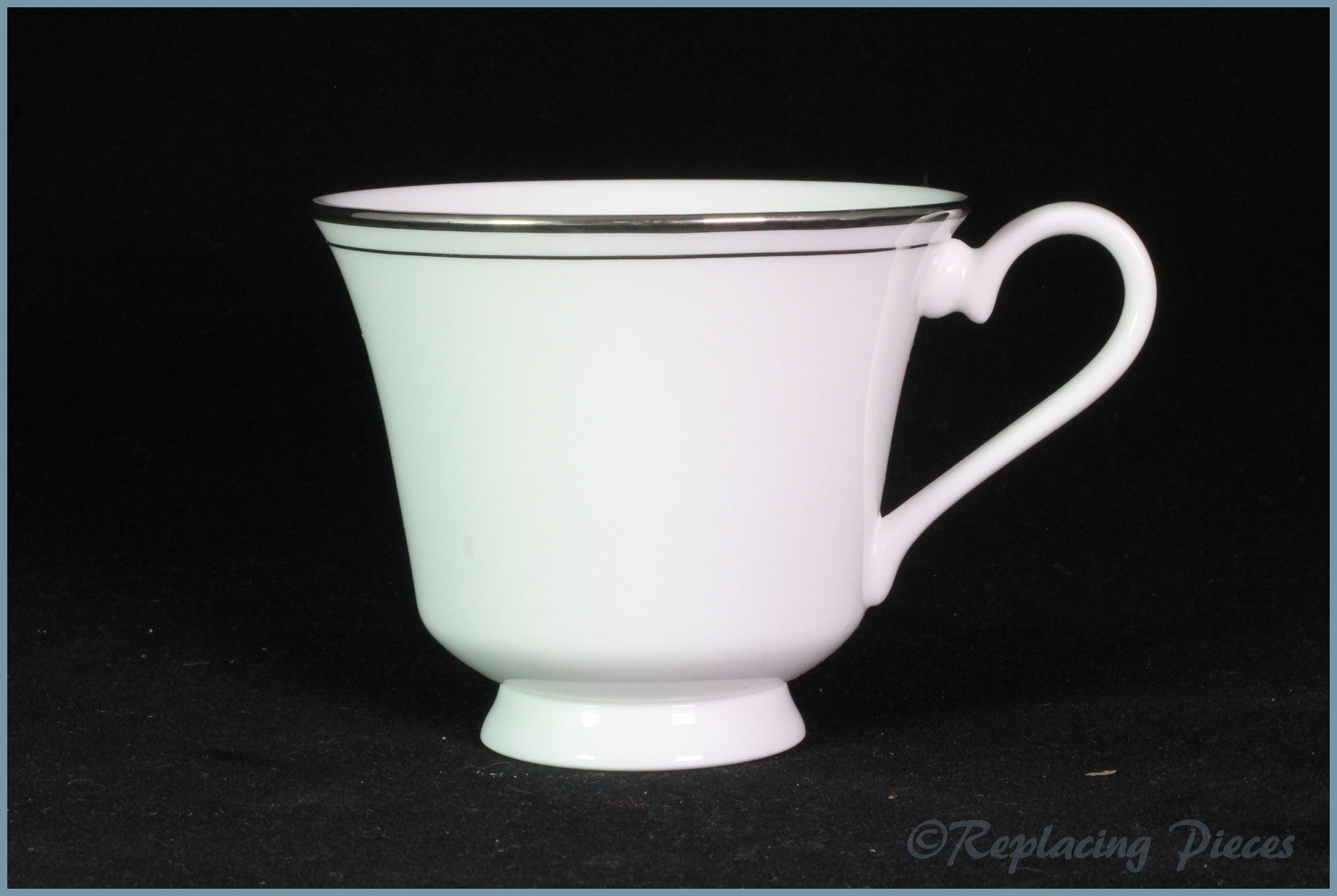 Royal Doulton - Platinum Concord (H5048) - Teacup (Footed)