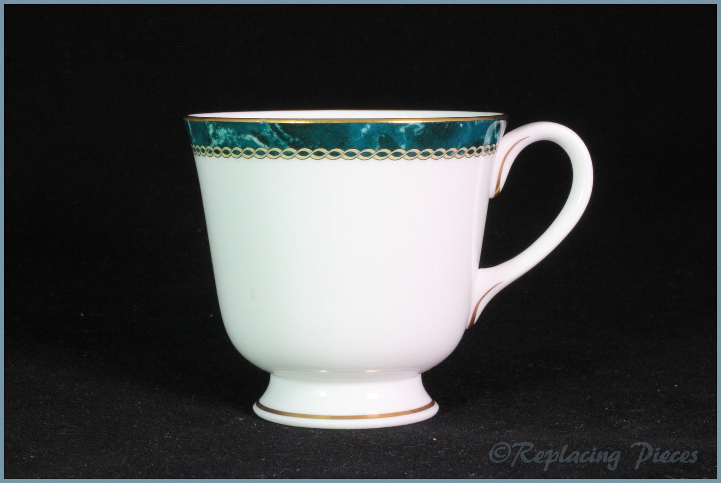 Royal Worcester - Medici (Jade) - Teacup (Footed)