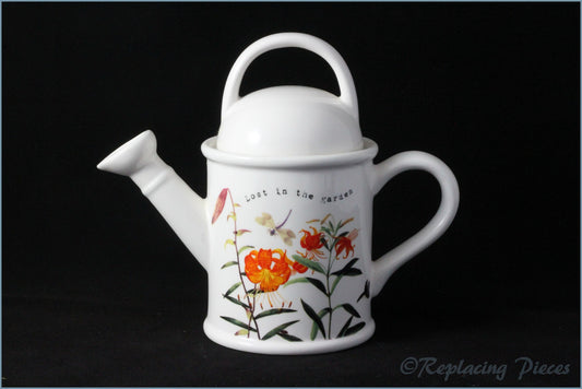 RHS - Sharing The Best In Gardening - Watering Can Teapot (Orange Flower)