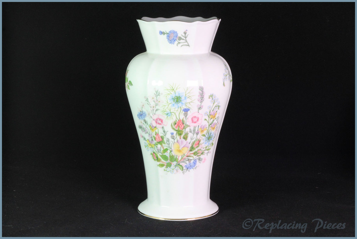 Aynsley - Wild Tudor - 9" Vase