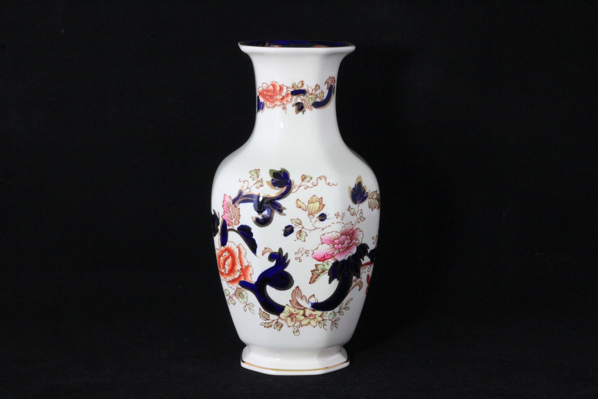 Masons - Mandalay Blue - Indian Vase (medium)